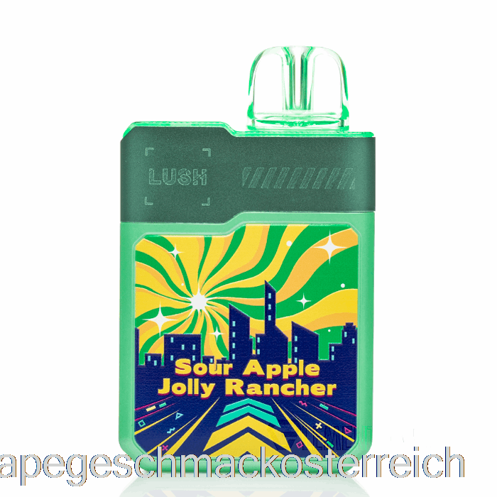 Digiflavor X Geek Bar Lush 20k Einweg-Sour-Apple-Jolly-Rancher-Vape-Geschmack